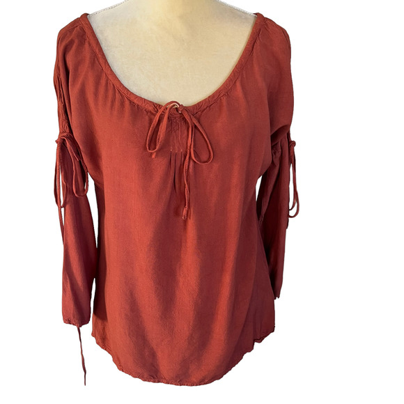 Holy Clothing Tops - Holy Clothing Marion Tunic Top Peasant Blouse Size Medium